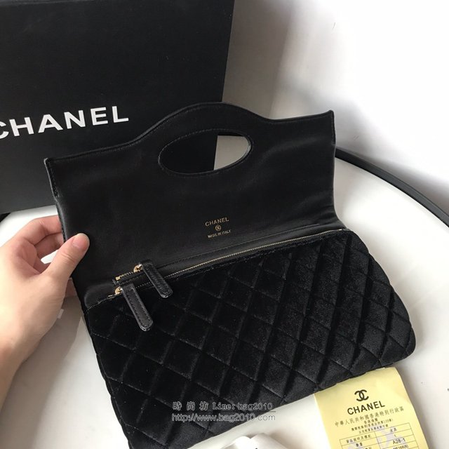 Chanel女包 香奈兒包包31bag 天鵝絨 香奈兒手提袋 Chanel單肩手拿包  djc3238